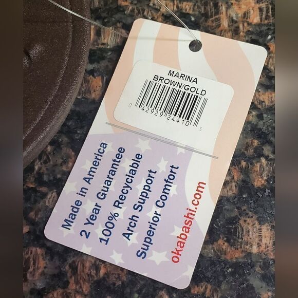 Okabashi Marina Flip Flop- Size ML or 8-9 Women's - Picture 4 of 6